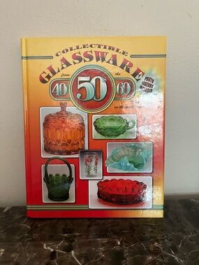 Vintage Collectible Glassware from the 40s 50s 60s - Yellow/Orange Cover